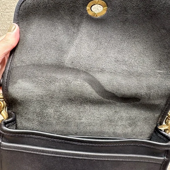 Coach Vintage Pocket Purse Bag 9755 black - Picture 9 of 12